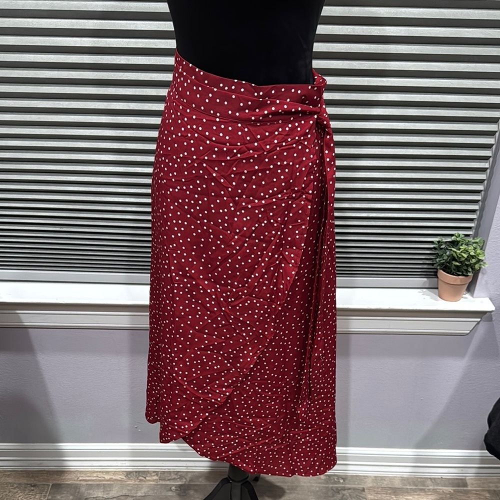 Polka Dot Red Skirt